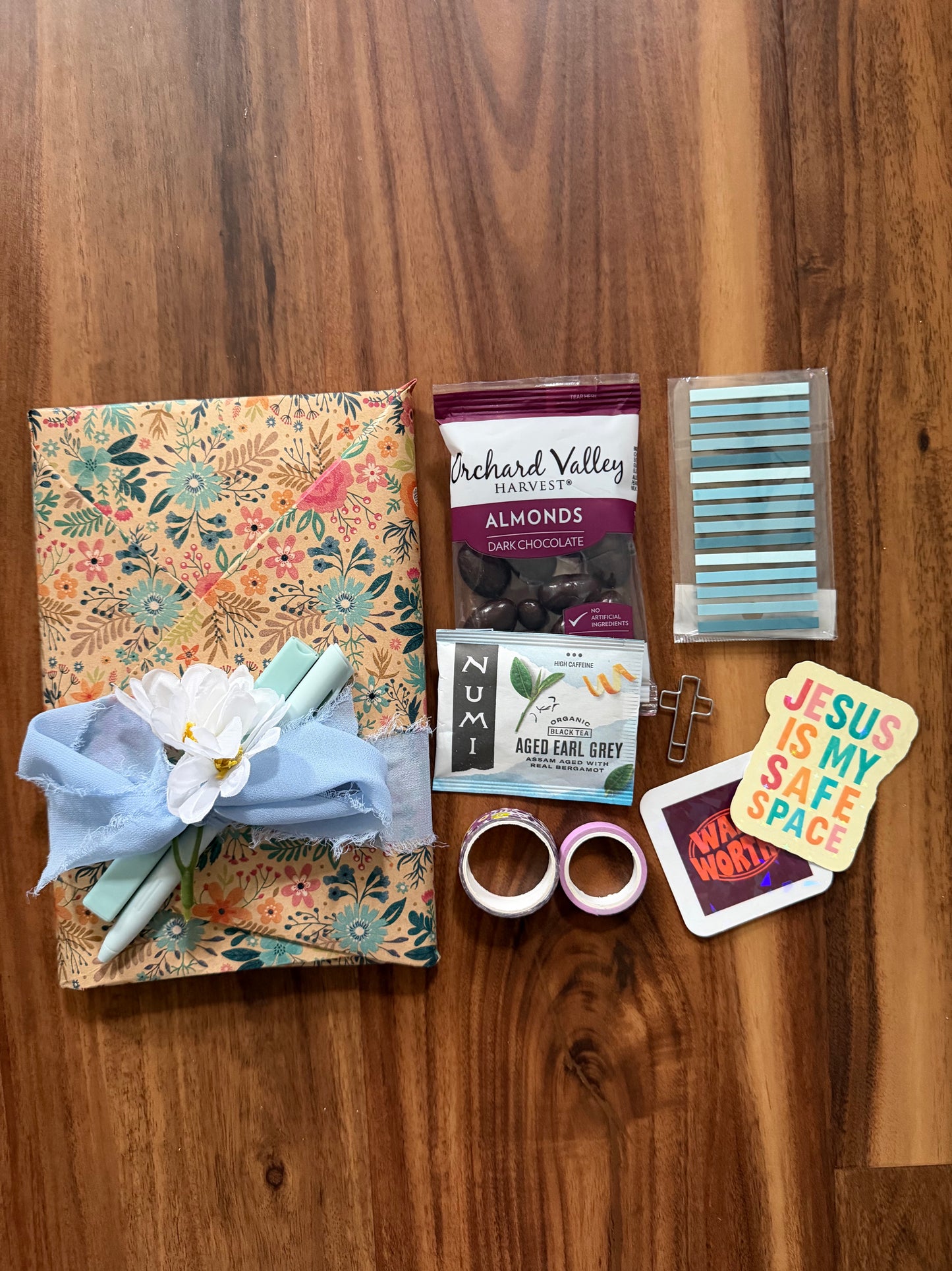 Surprise book titled "Blind Date with Jesus" devotional edition by Sons & Daughters, featuring a cover with religious imagery.