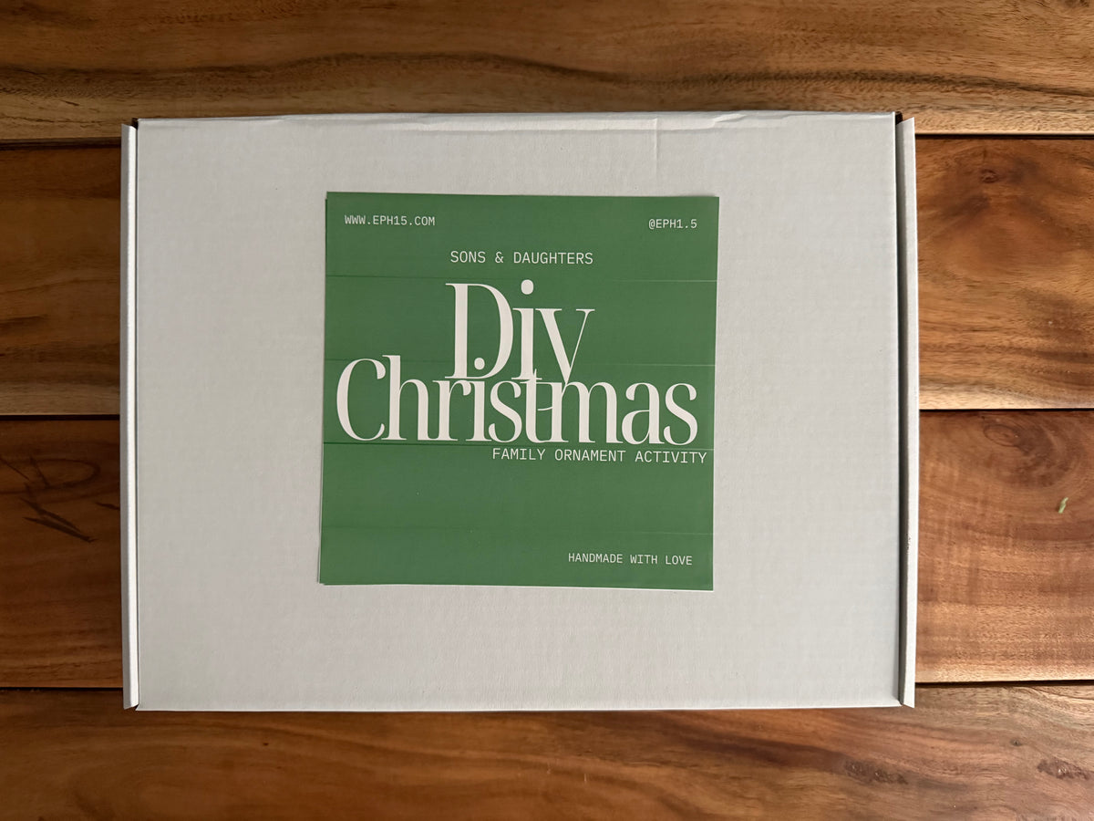 Sons & Daughters DIY family nativity ornaments for festive holiday decorating
