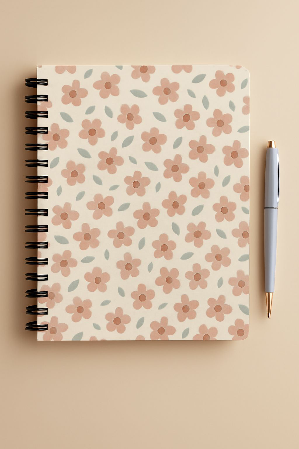 Peach flowers devotional life journal by Sons & Daughters featuring a soft floral cover design and inspiring text.