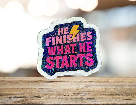 Sons & Daughters "God Finishes What He Starts" Christian devotional book cover with inspirational design and text.