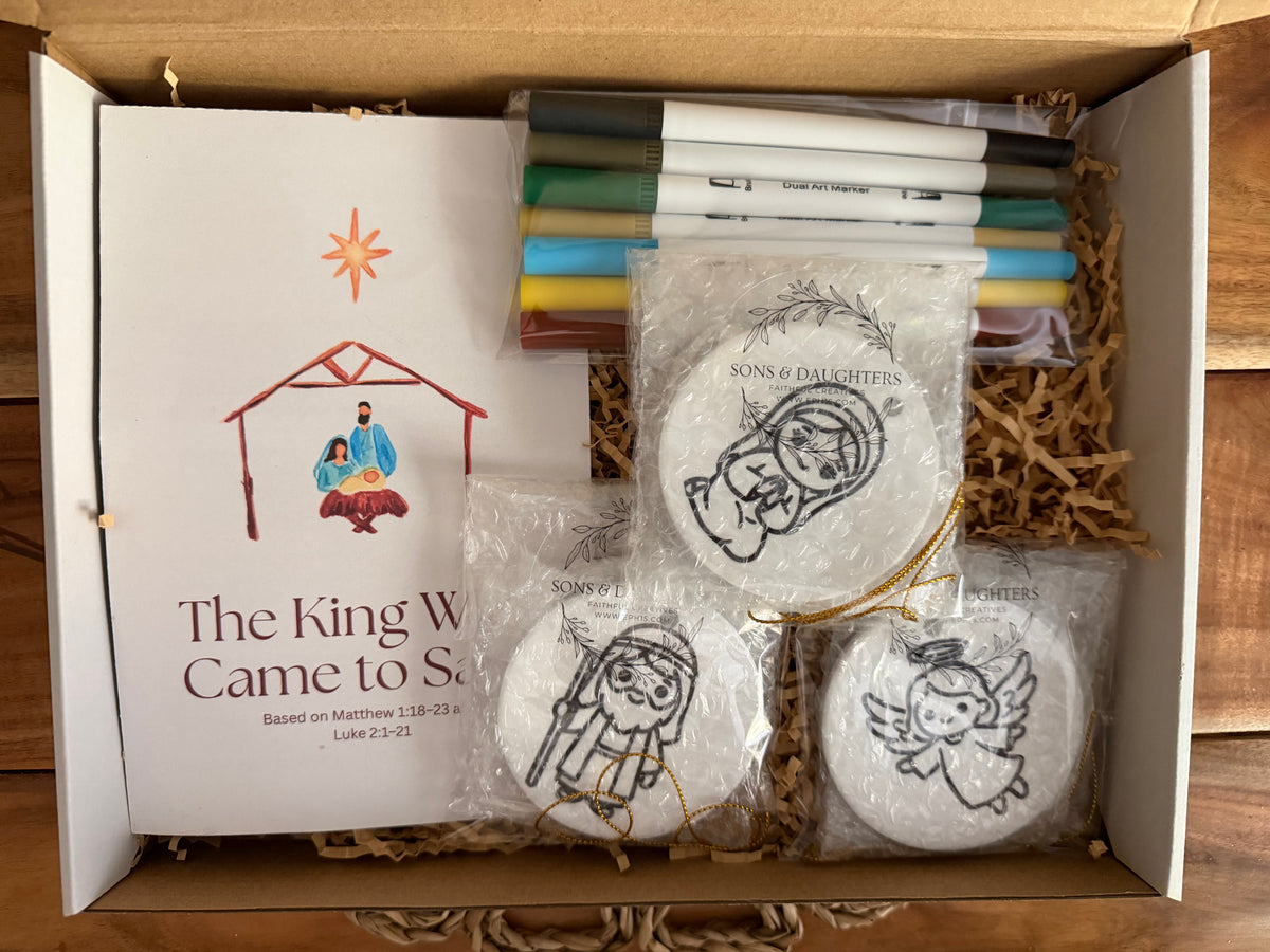 Diy family nativity ornaments - Sons & Daughters
