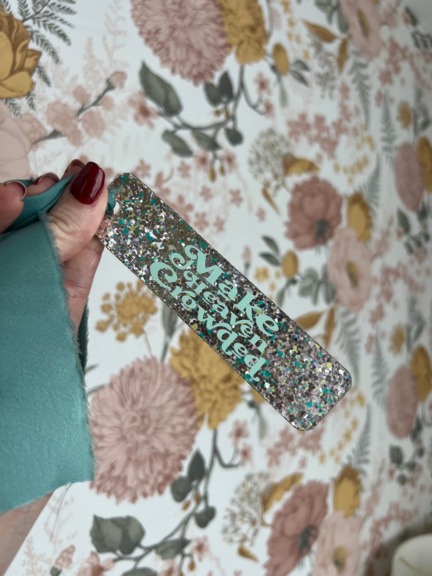 Glittering Truth acrylic bookmark from Sons & Daughters, elegant gift with sparkling design for book lovers.