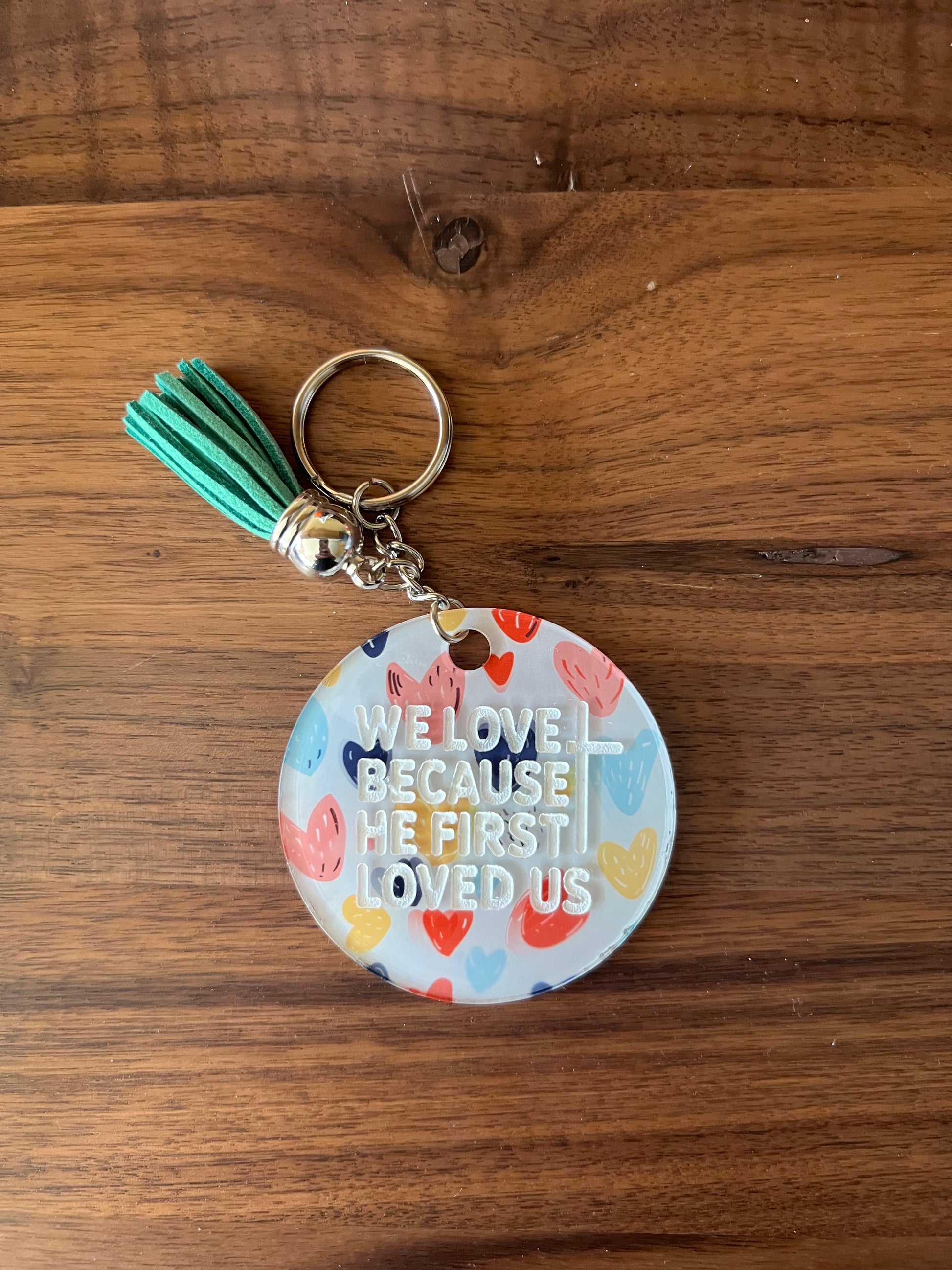 Sons & Daughters Kingdom Keychain and bag tag featuring a detailed crown design on a metal keyring.