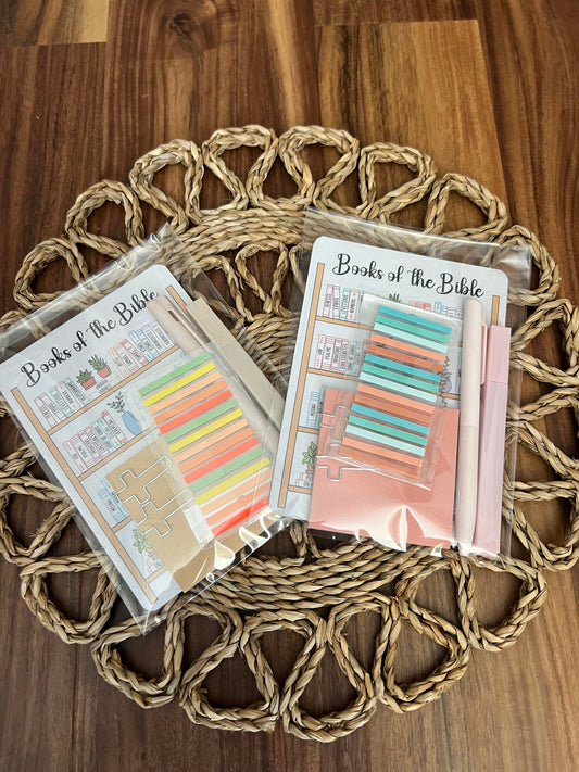 Sons & Daughters Bible study kit with stationery including notebooks, pens, and highlighters for in-depth scripture reading.