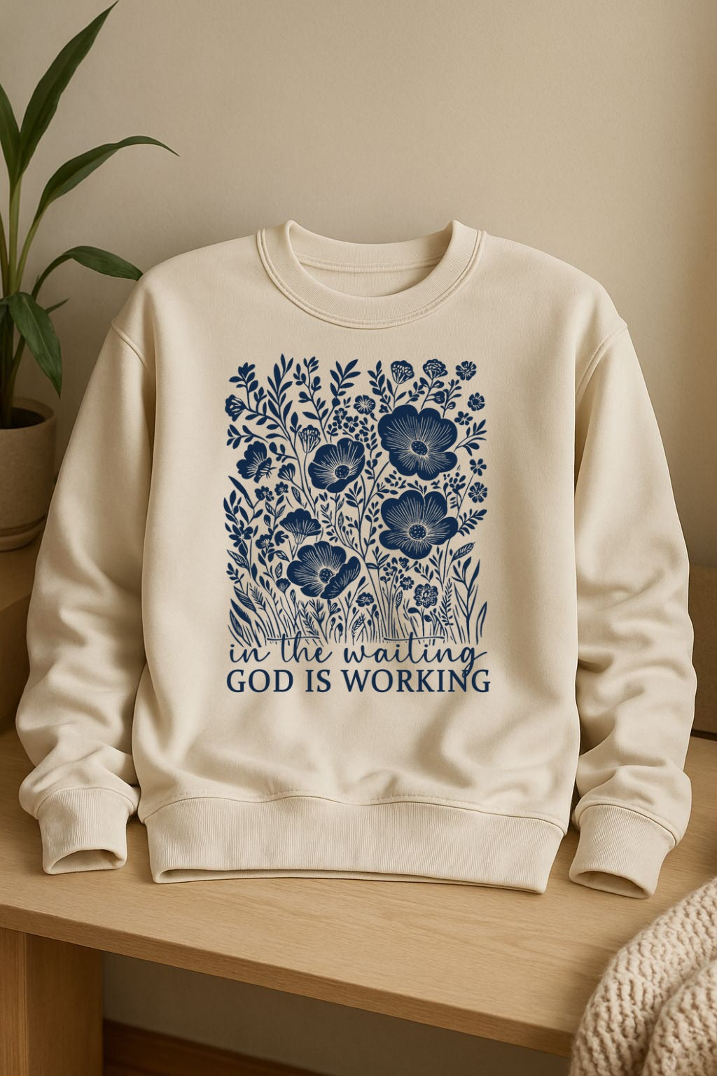 Sons & Daughters God is Working sweatshirt featuring a comfortable fit and printed design on soft fabric.