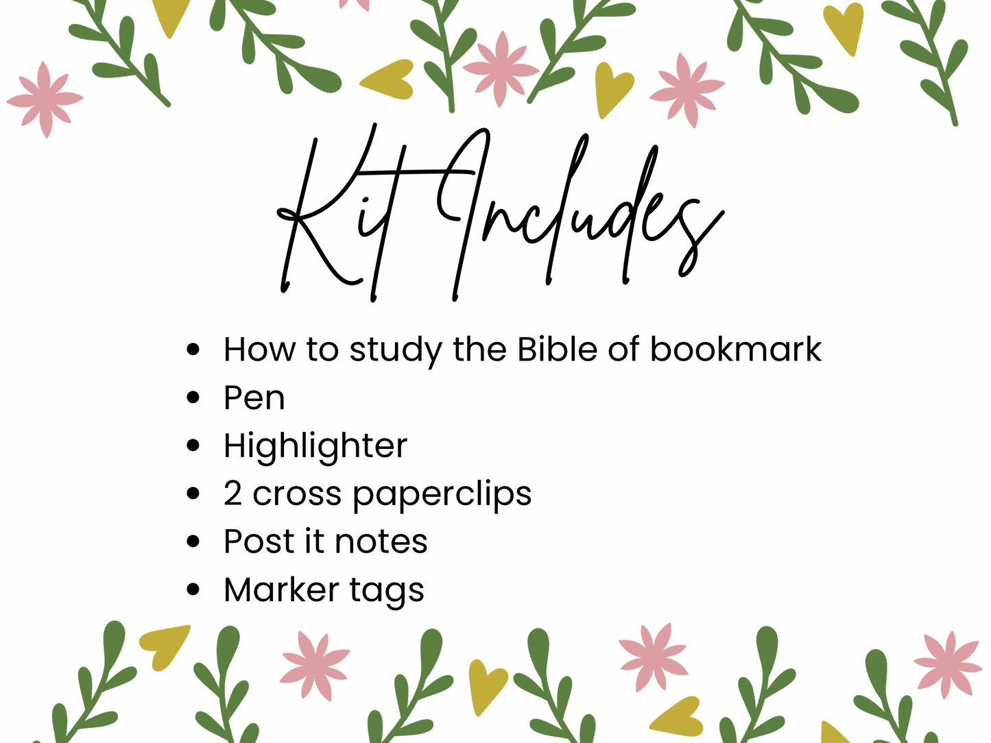 Sons & Daughters inductive Bible study kit with stationary, including notebooks, pens, and study guides for in-depth Bible analysis.