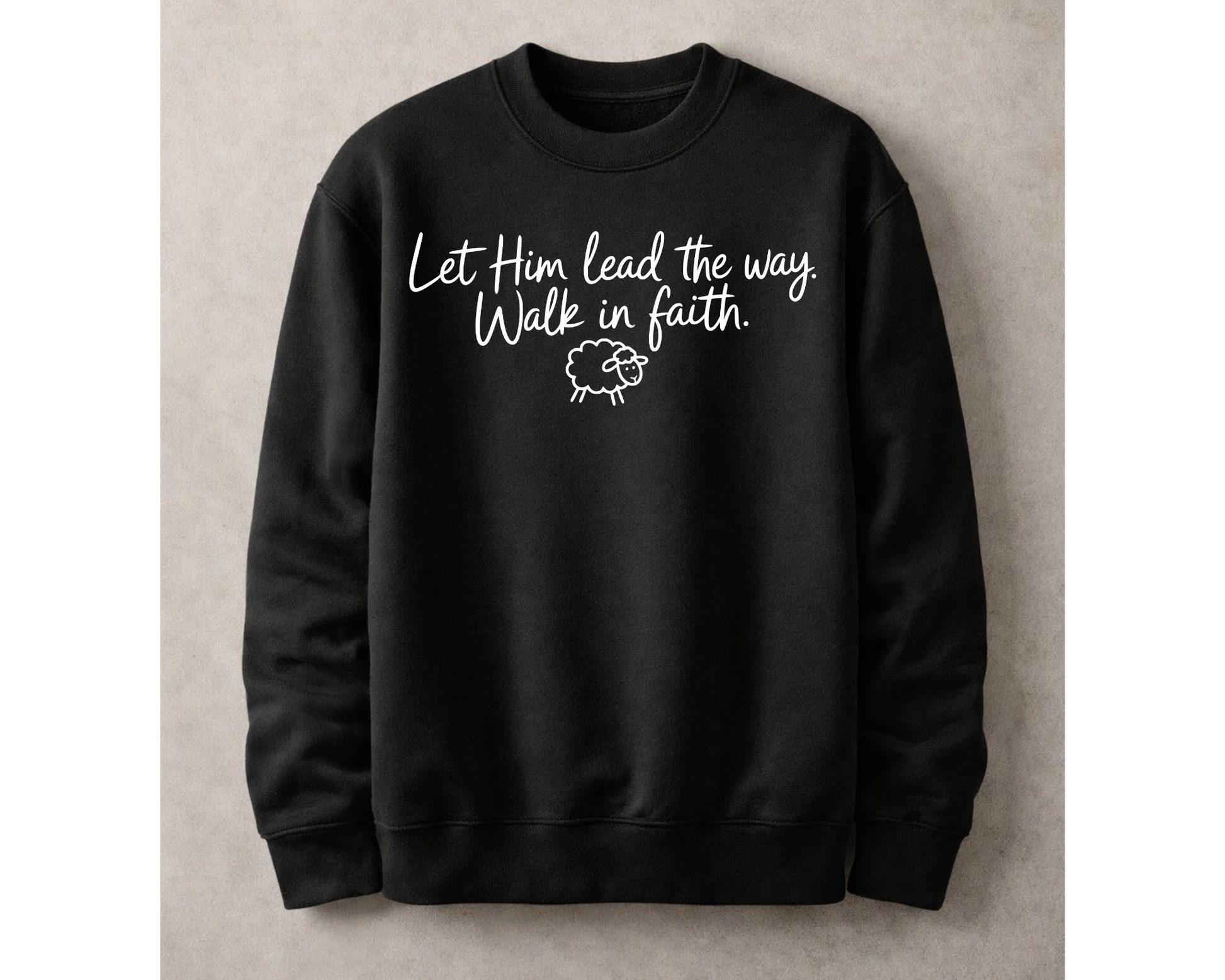 Christian Psalms 23 sweatshirt by Sons & Daughters, crewneck design with faith-inspired text on comfortable apparel.