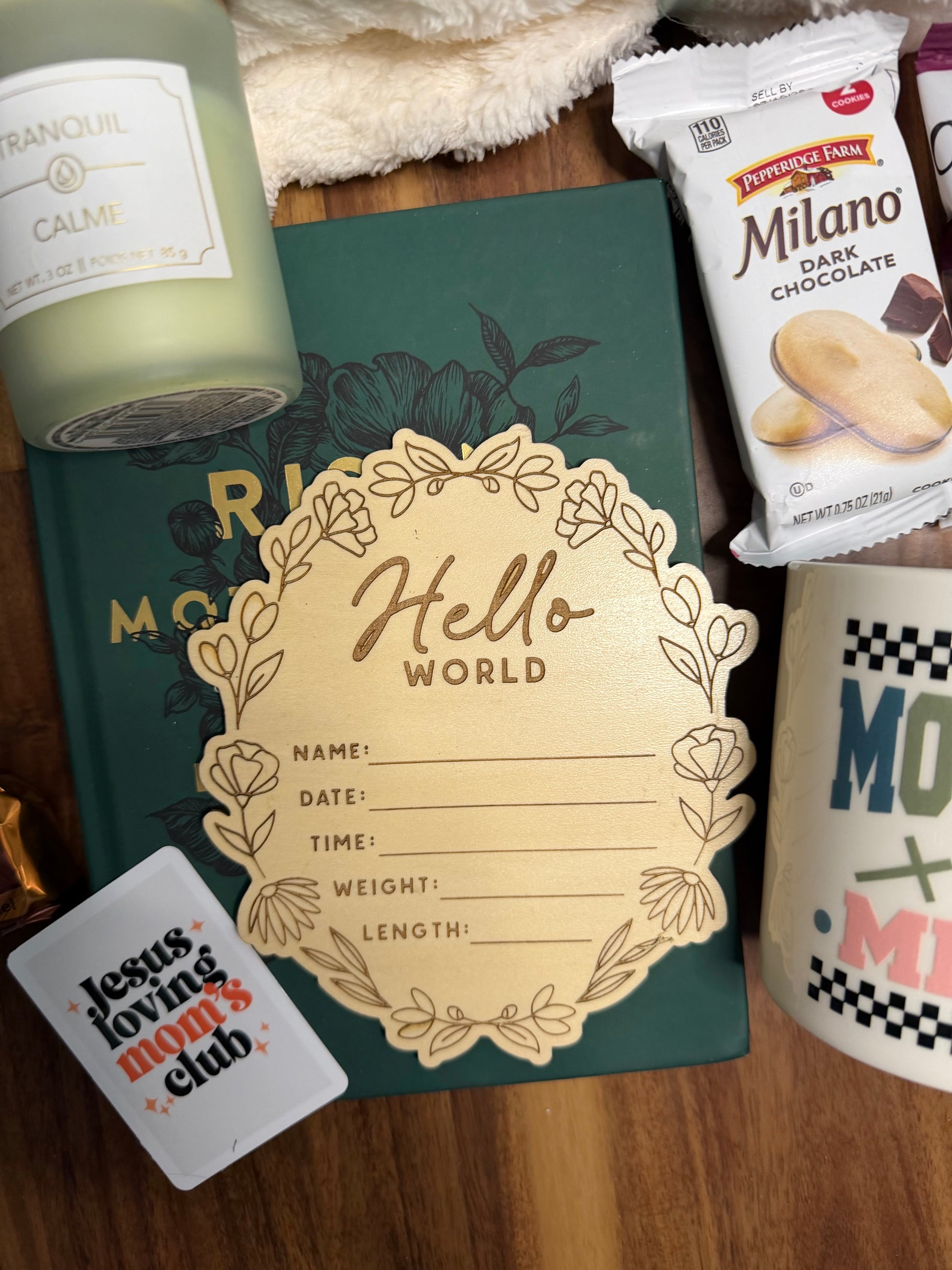Sons & Daughters Mom to Be Faith Box gift set with pregnancy celebration keepsake and baby shower gift for expecting moms.