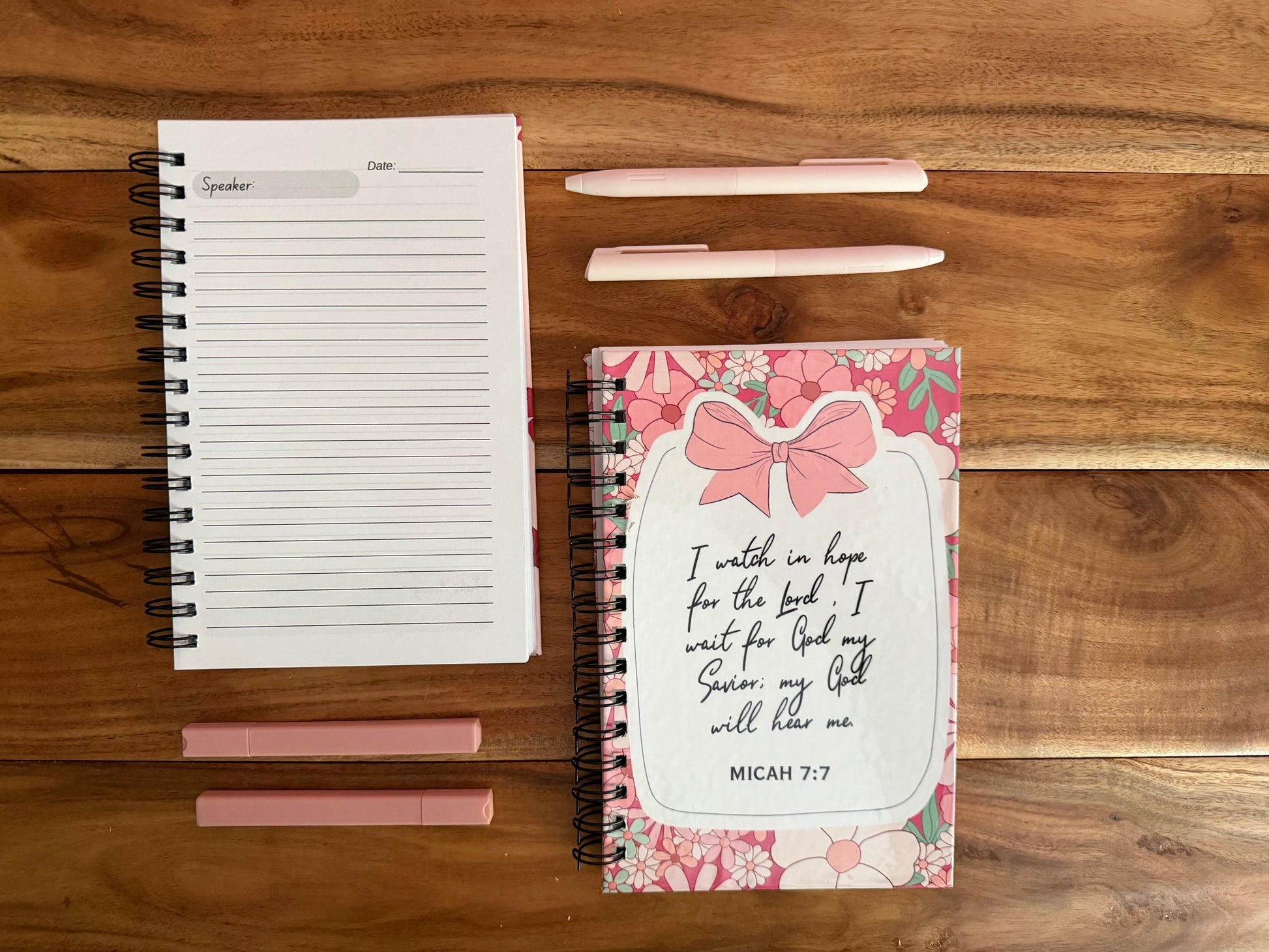 Sons & Daughters Christian church journal with sermon notes, prayer space, and spiritual devotions for believers.
