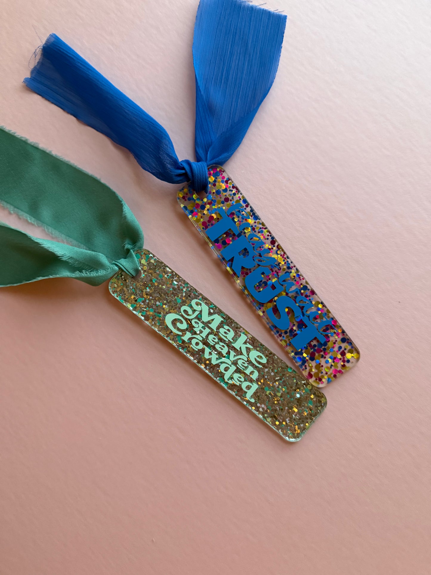 Glittering Truth Acrylic bookmarks