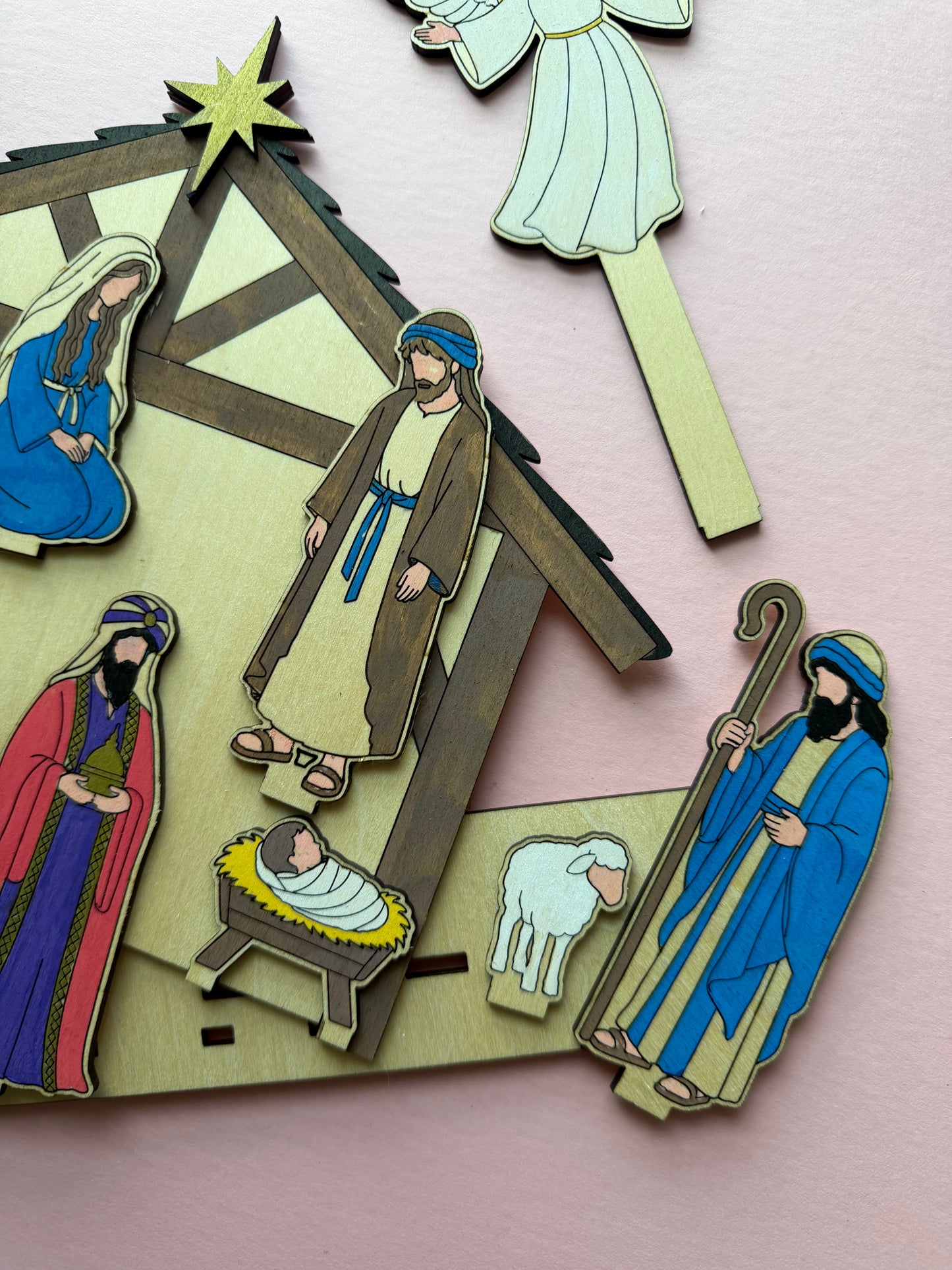 DIY Wooden Nativity Craft Kit