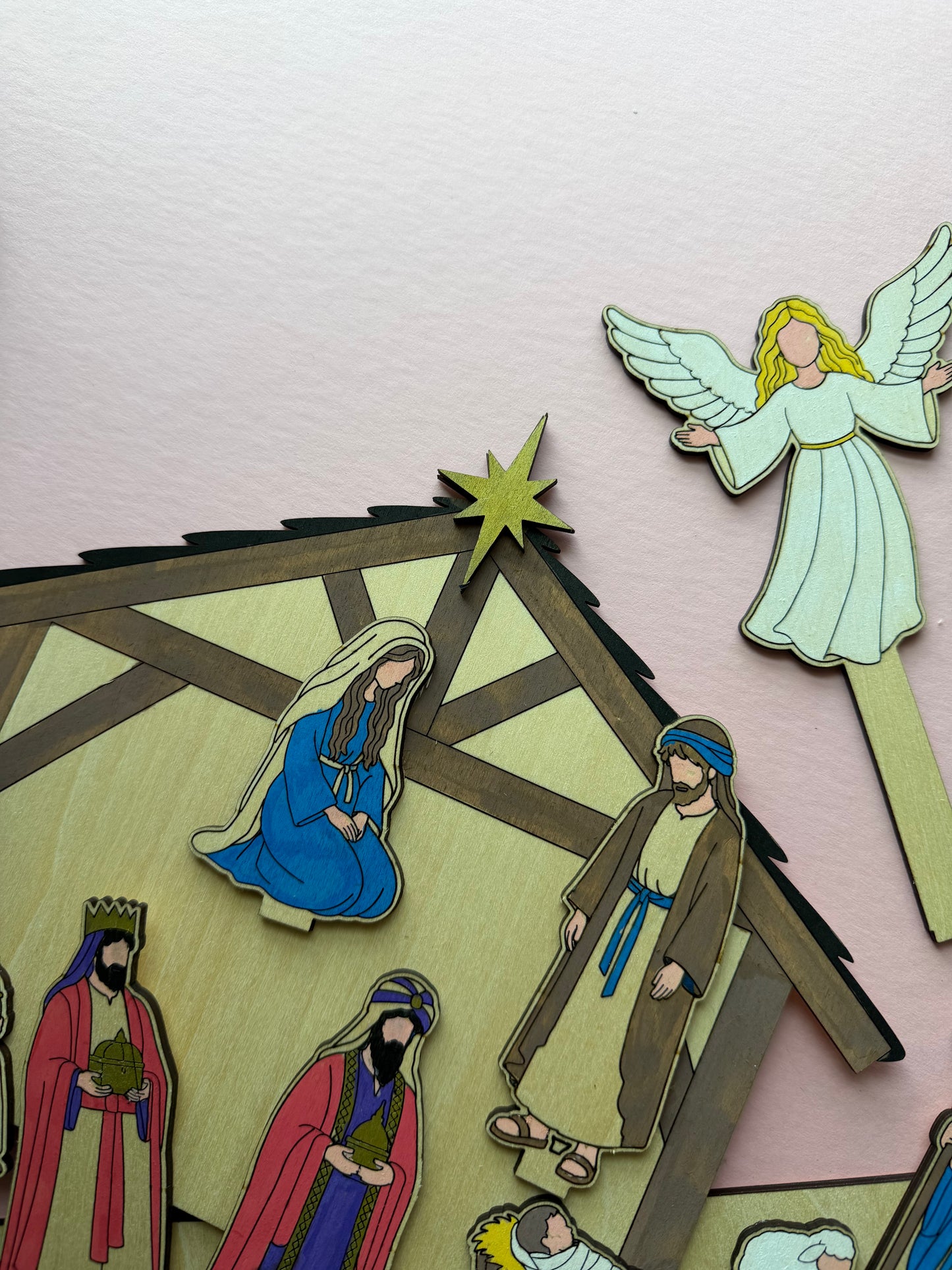 DIY Wooden Nativity Craft Kit