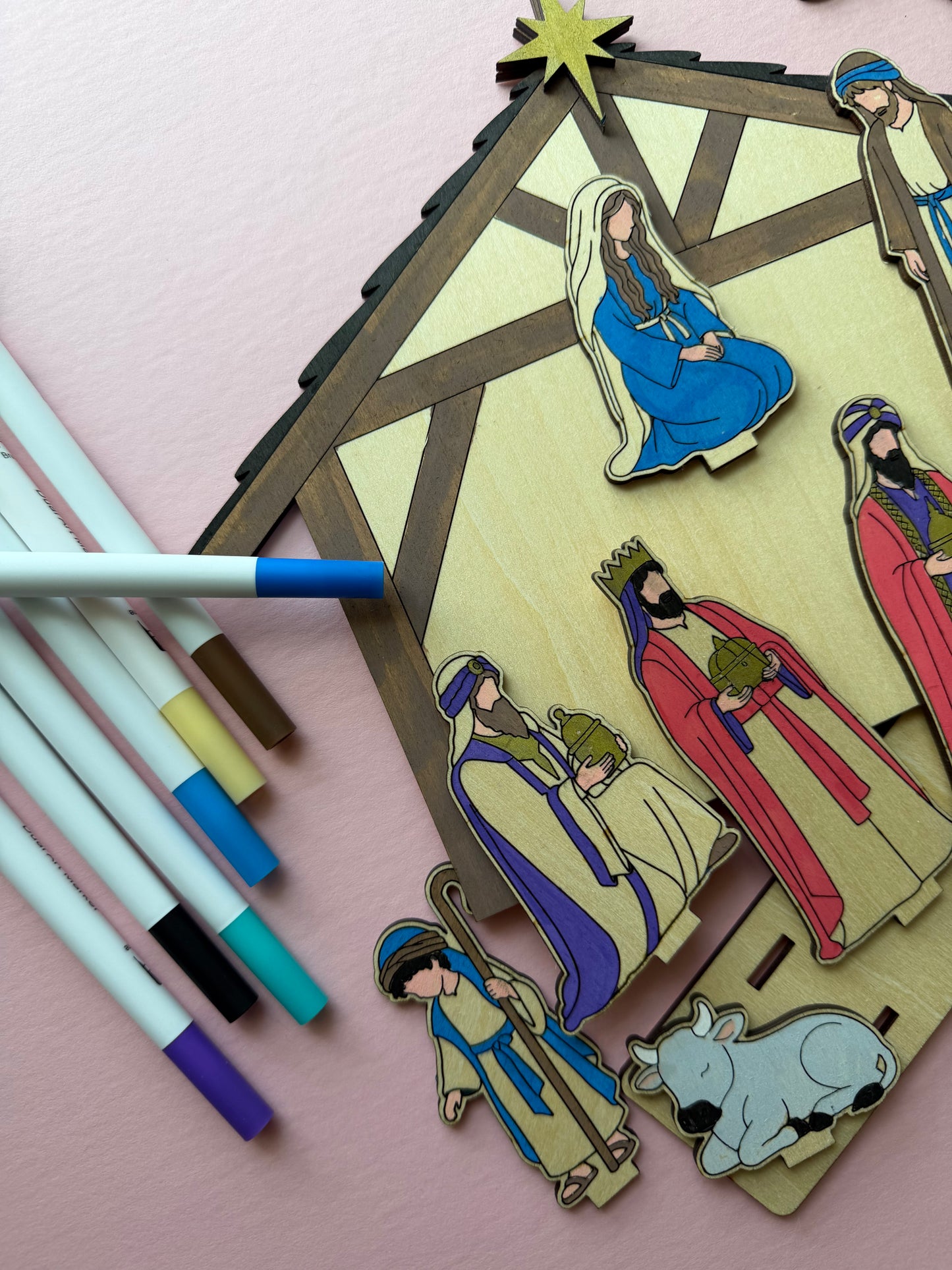 DIY Wooden Nativity Craft Kit