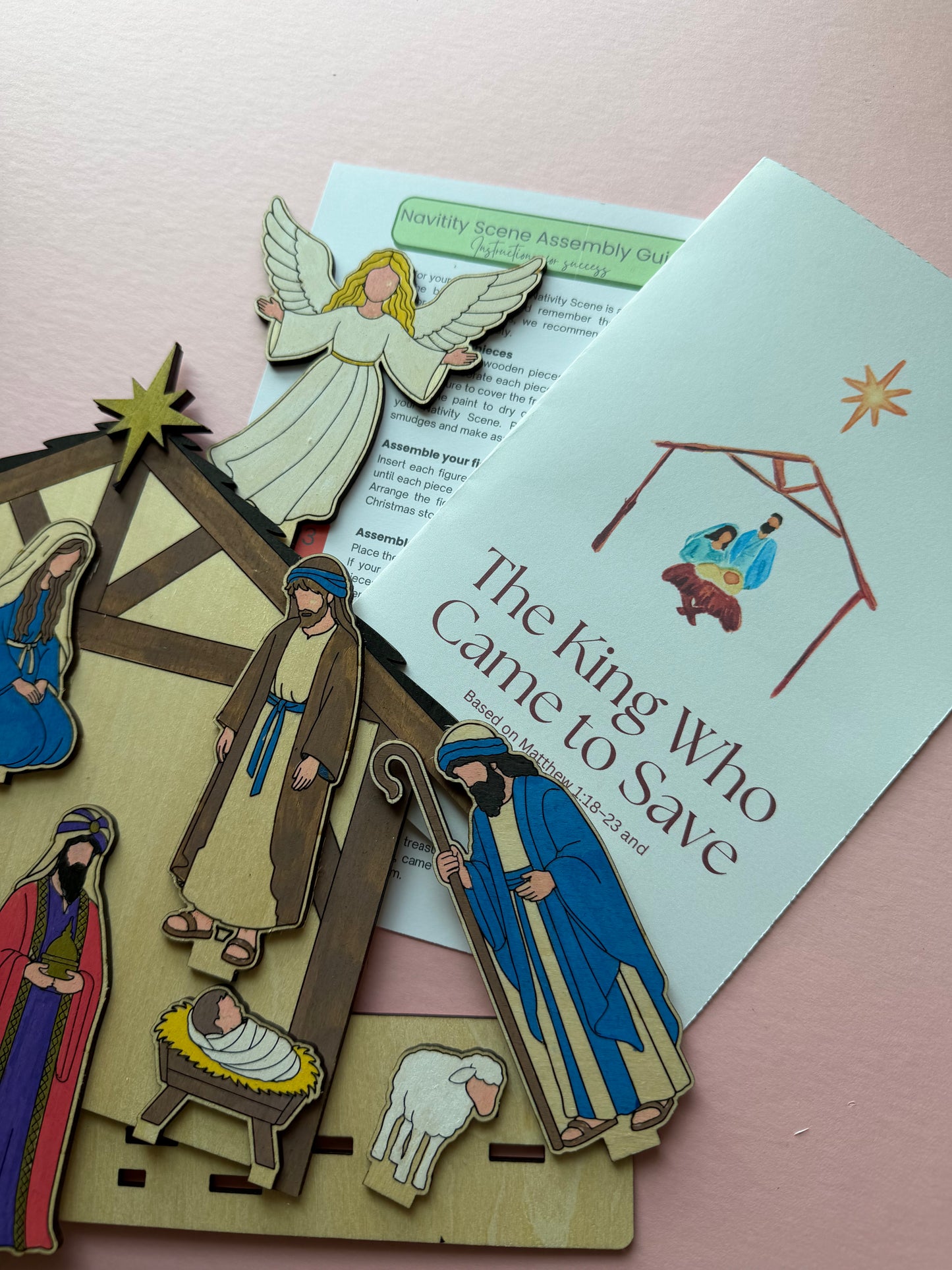 DIY Wooden Nativity Craft Kit