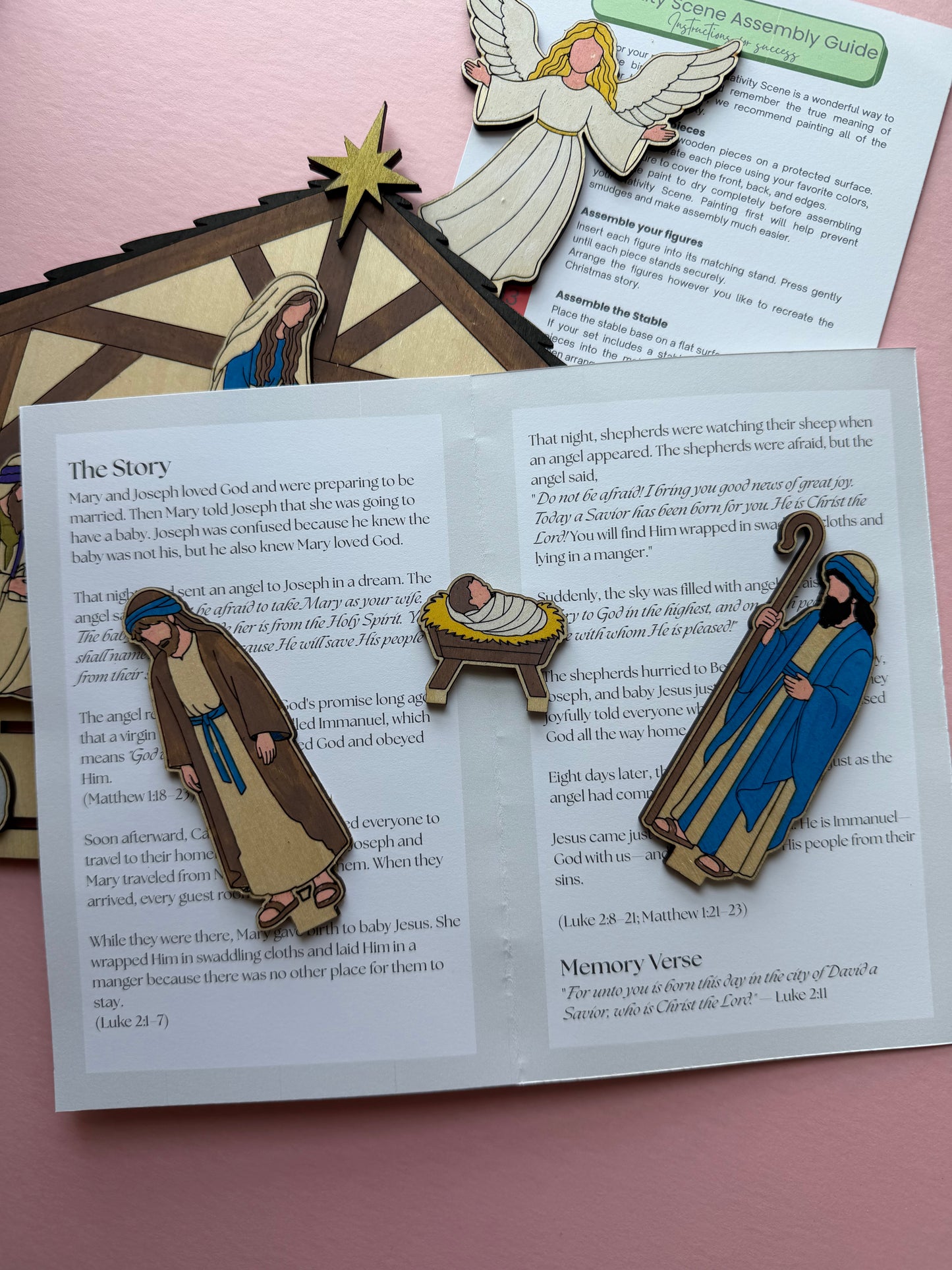 DIY Wooden Nativity Craft Kit