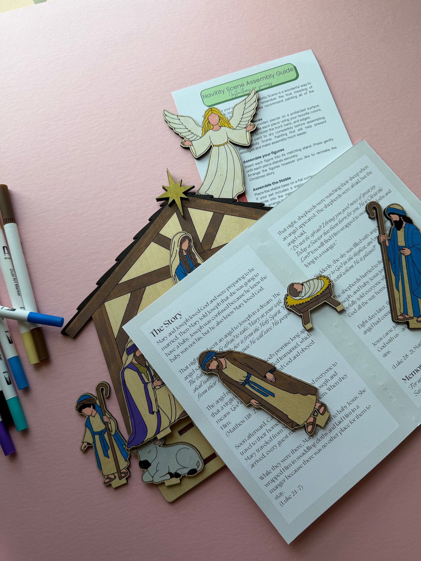 DIY Wooden Nativity Craft Kit