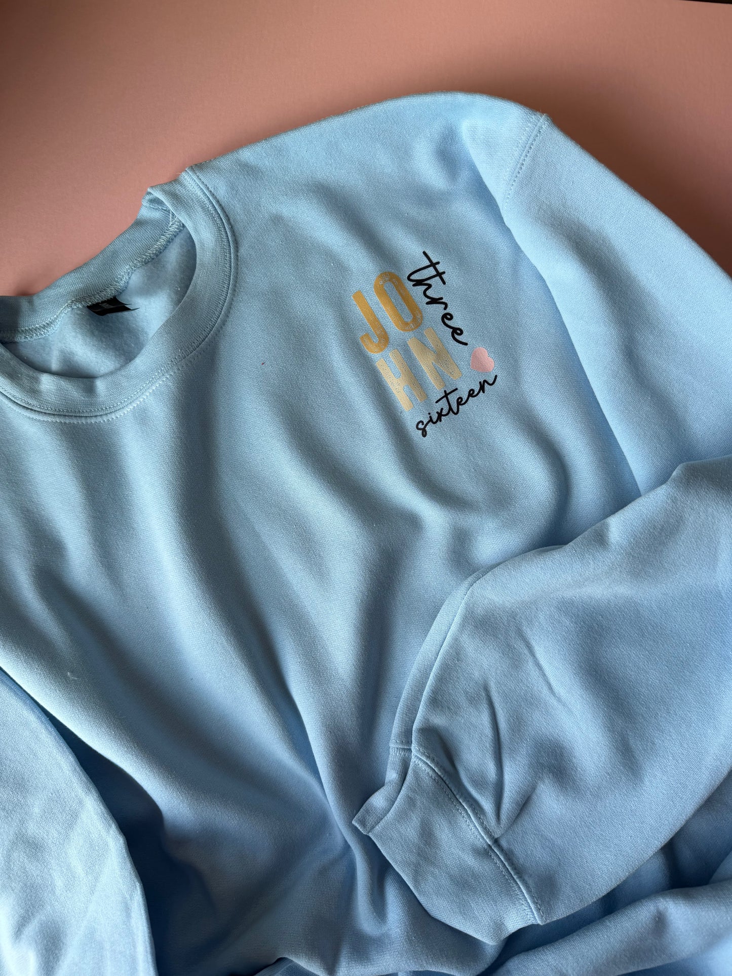 John 3:16 Double-sided sweatshirt