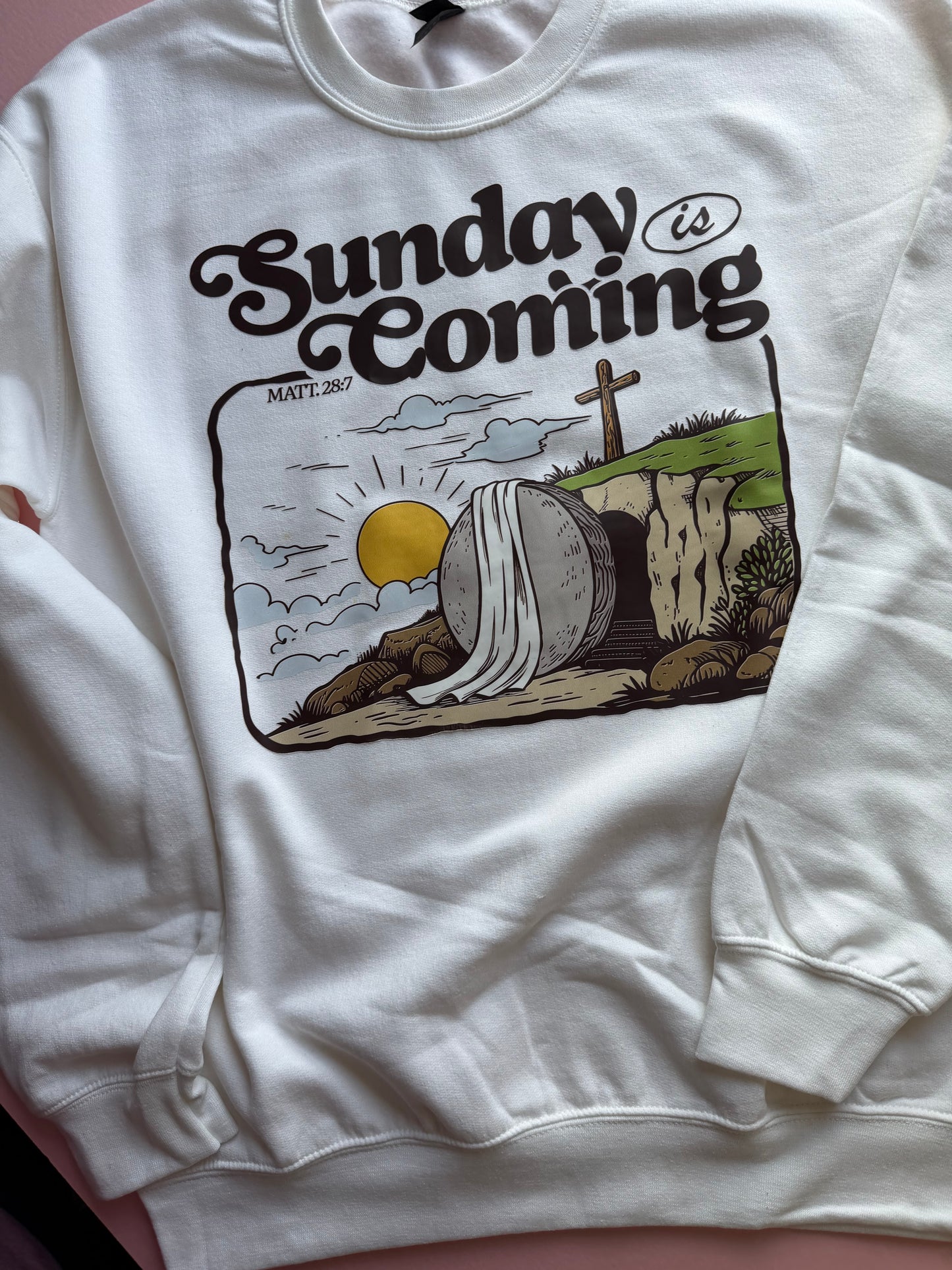 Sunday's coming Crew Sweathshirt