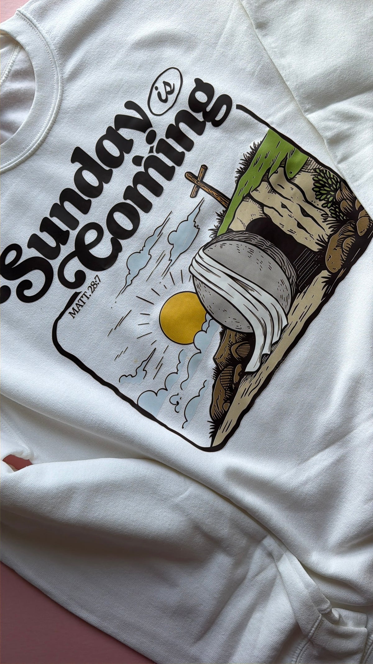 Sunday's coming Crew Sweathshirt