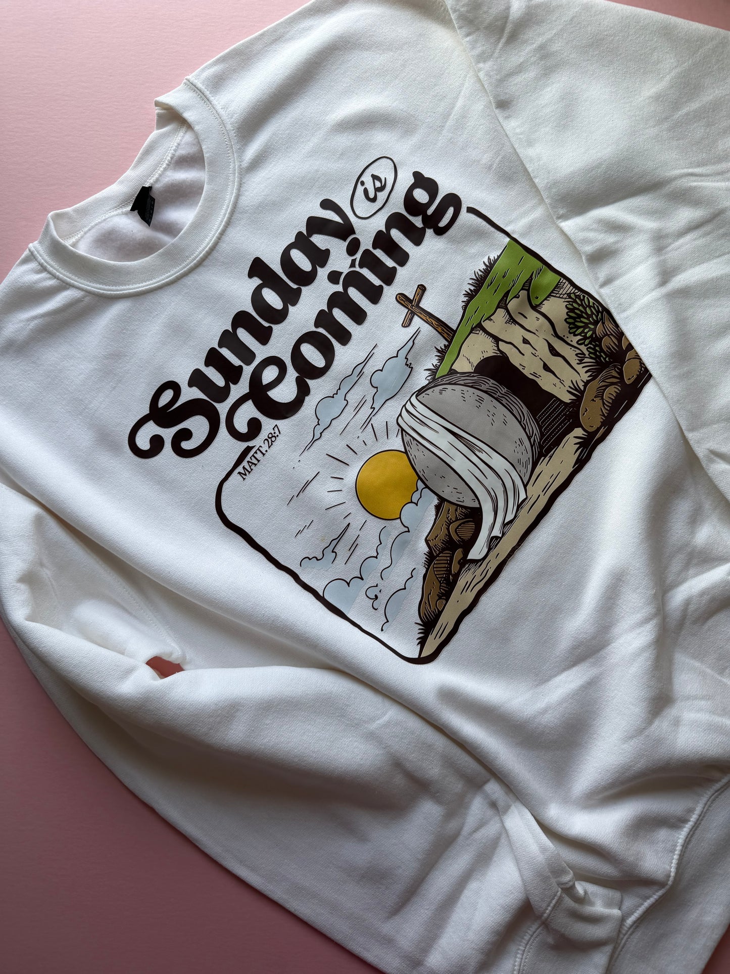 Sunday's coming Crew Sweathshirt