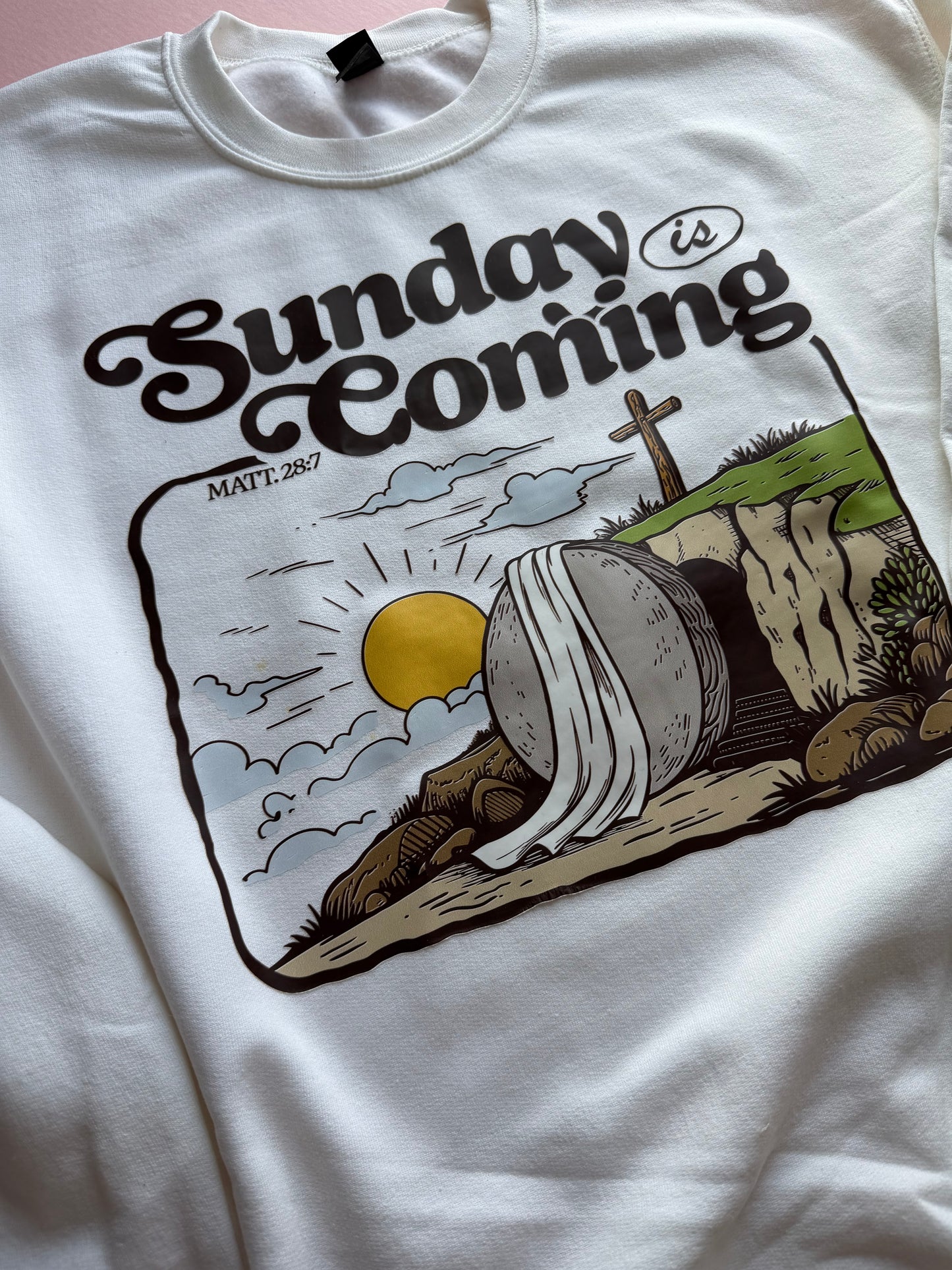 Sunday's coming Crew Sweathshirt