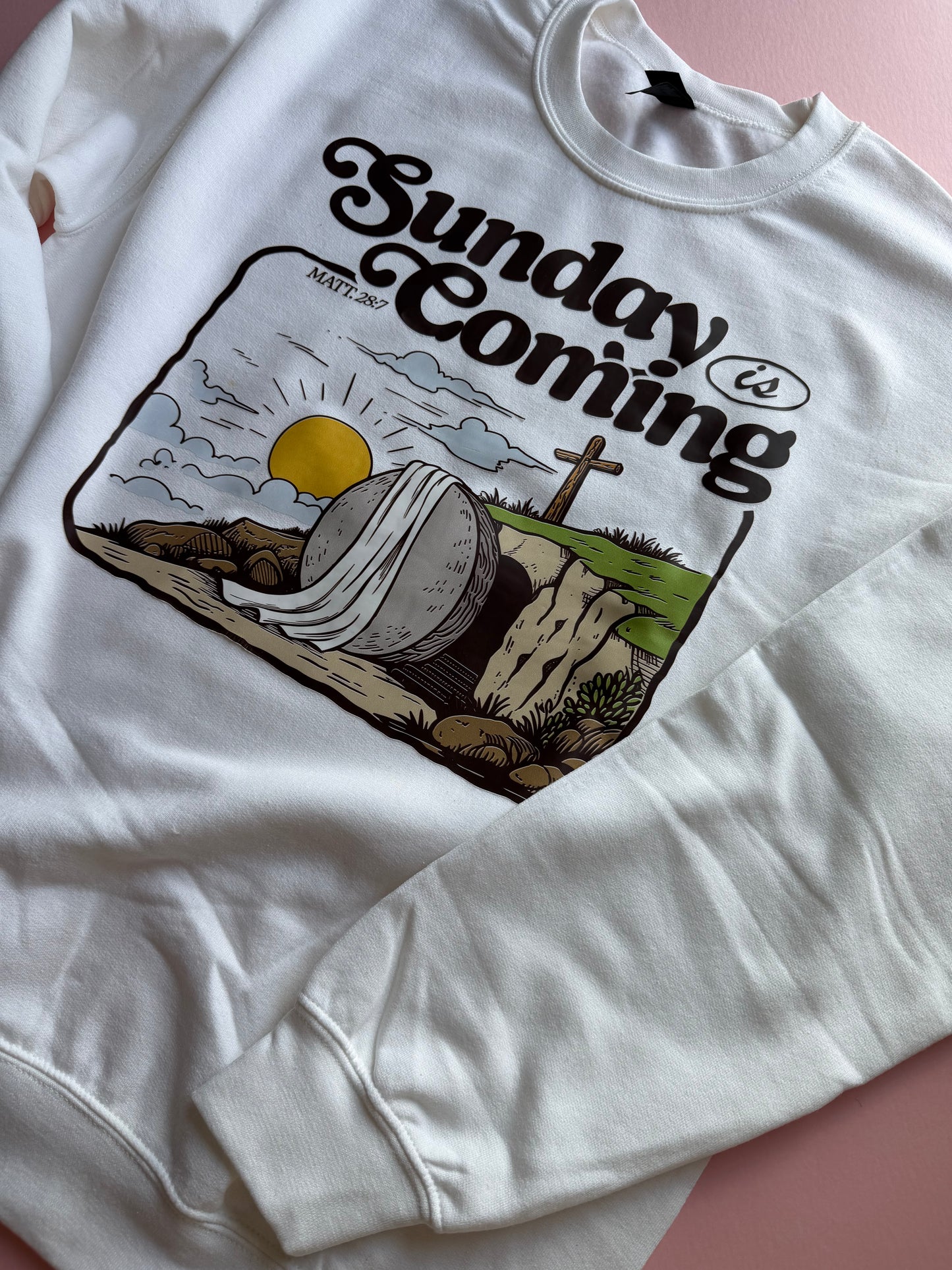 Sunday's coming Crew Sweathshirt