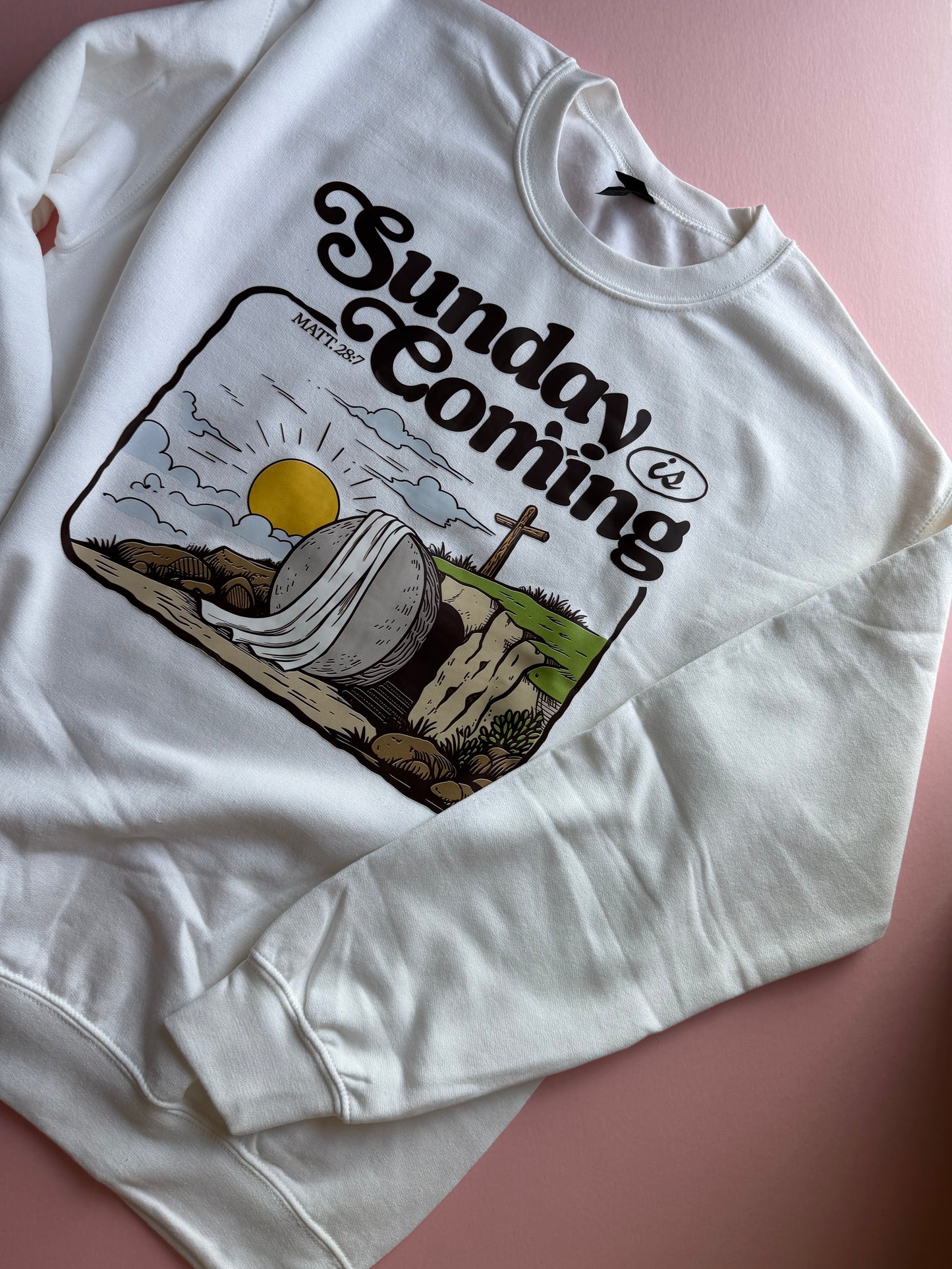 Sunday's coming Crew Sweathshirt