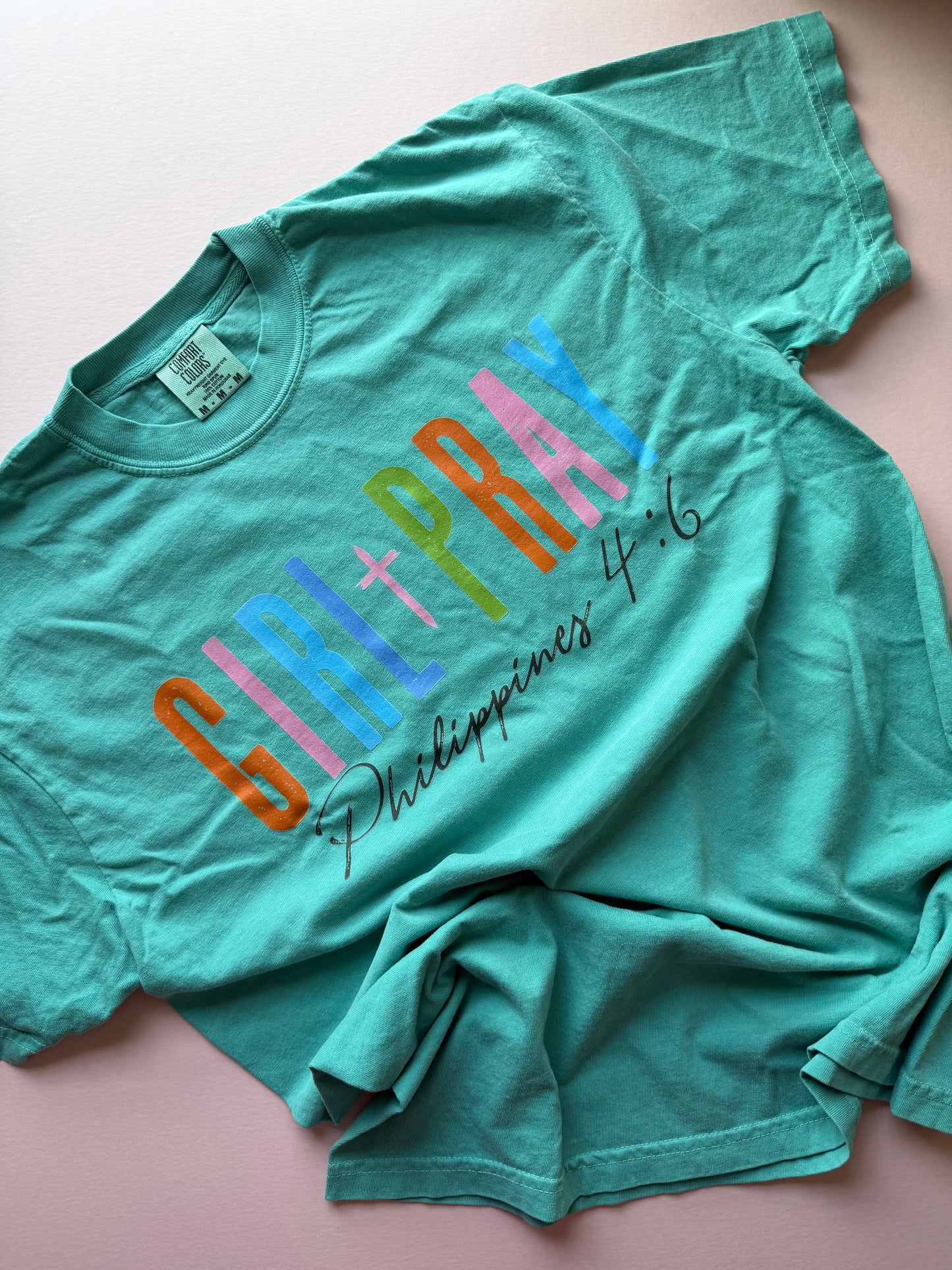 Girl pray t-shirt