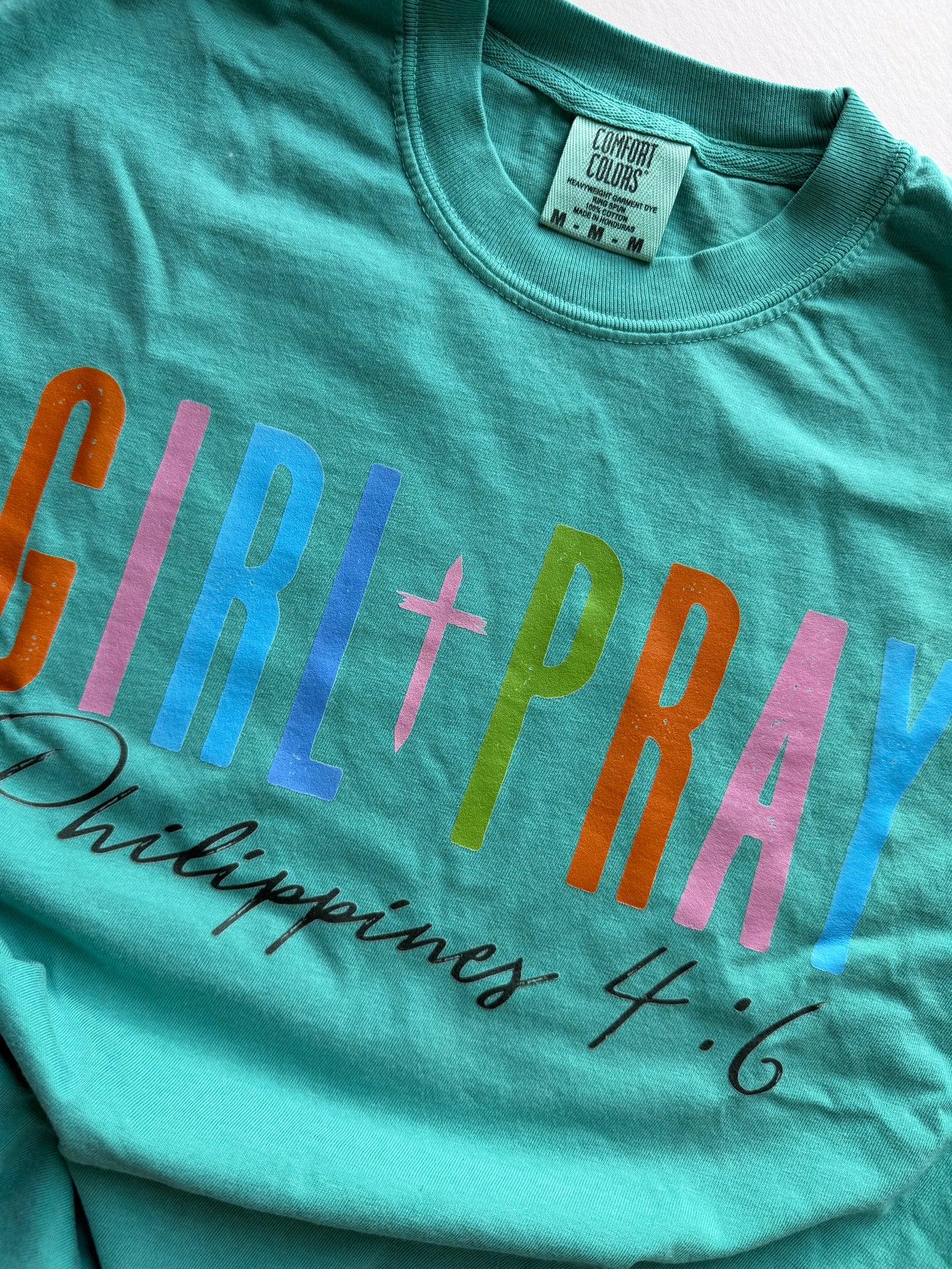 Girl pray t-shirt