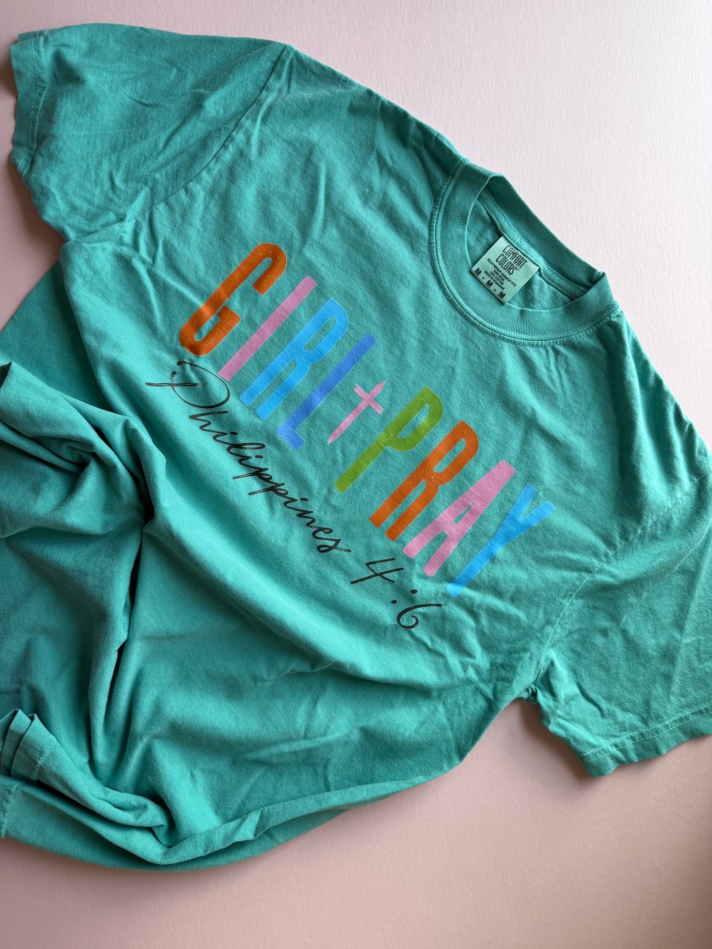 Girl pray t-shirt