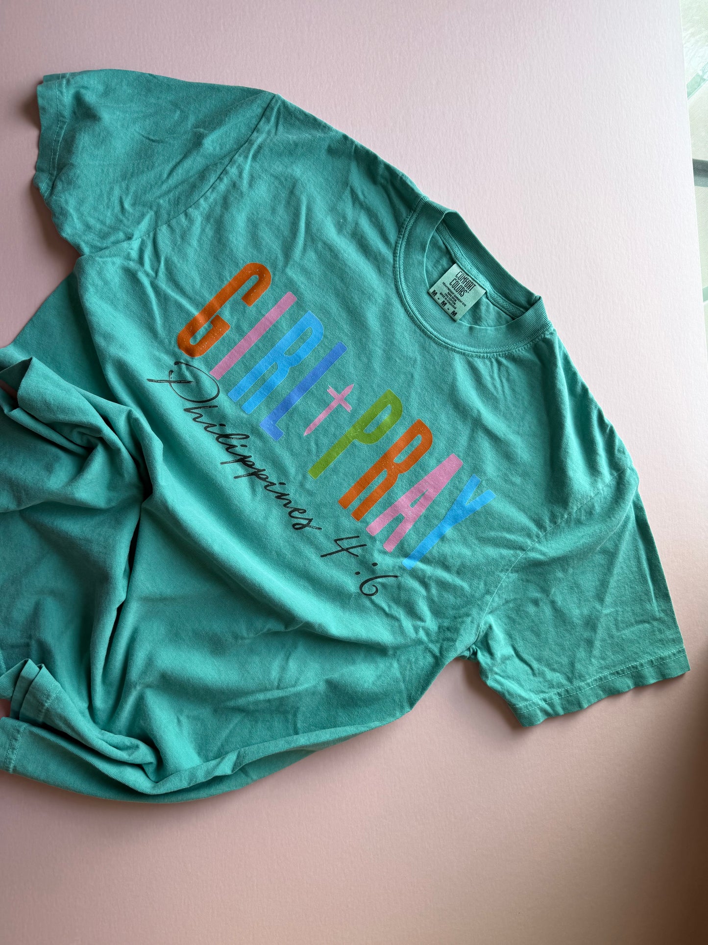 Girl pray t-shirt