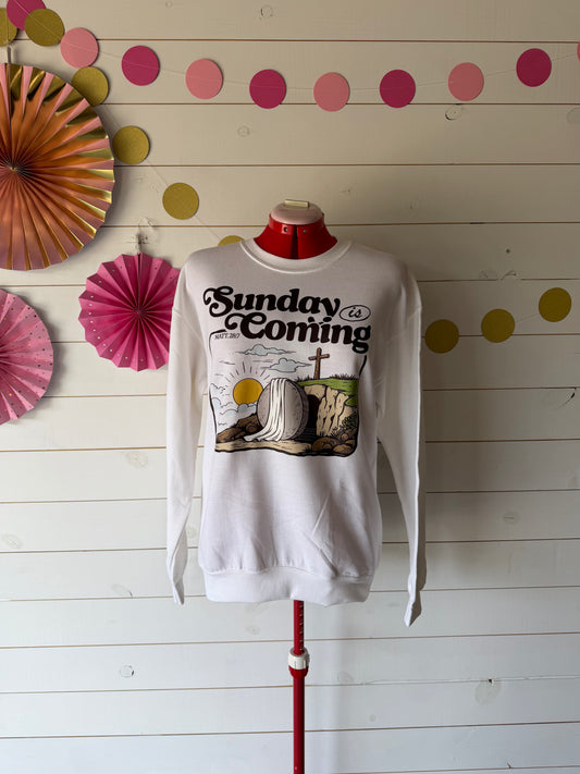 Sunday's coming Crew Sweathshirt