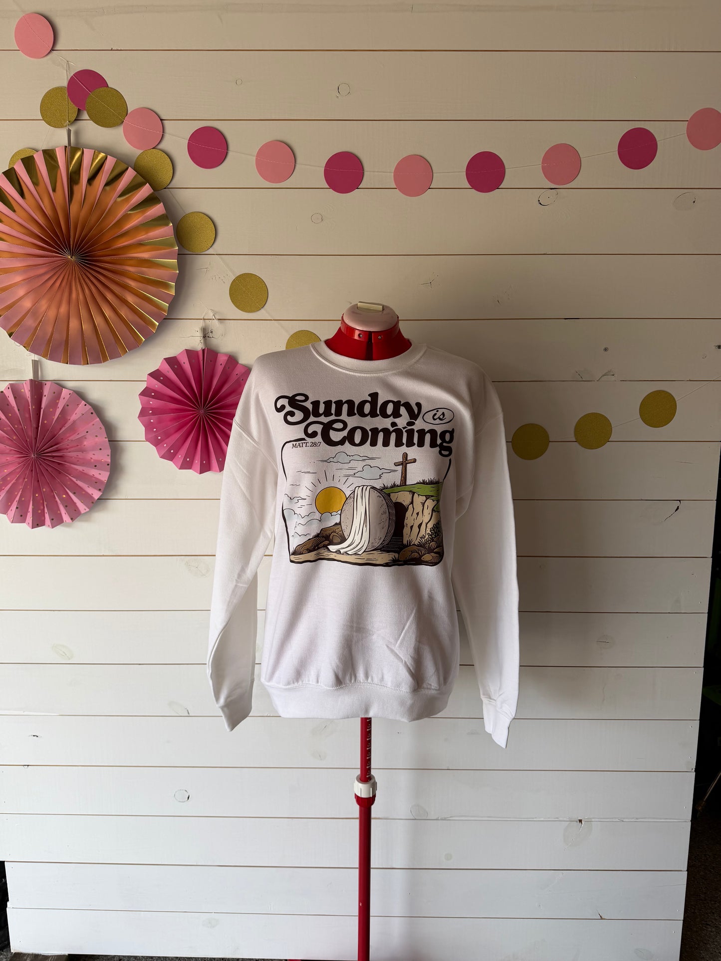 Sunday's coming Crew Sweathshirt