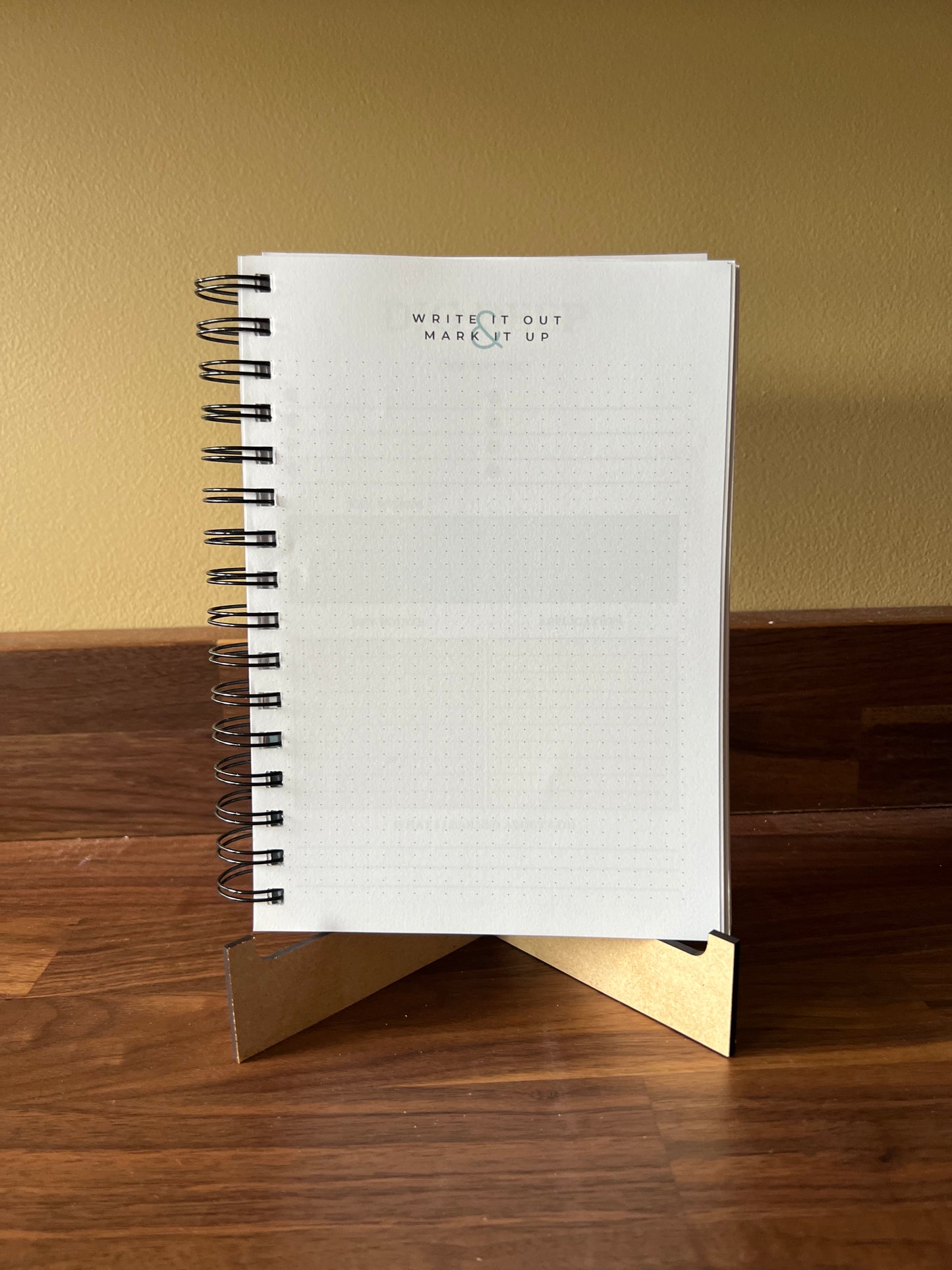 Blue Sons & Daughters Promises of God Bible Study Journal spiral edition with lined pages and spiritual design.