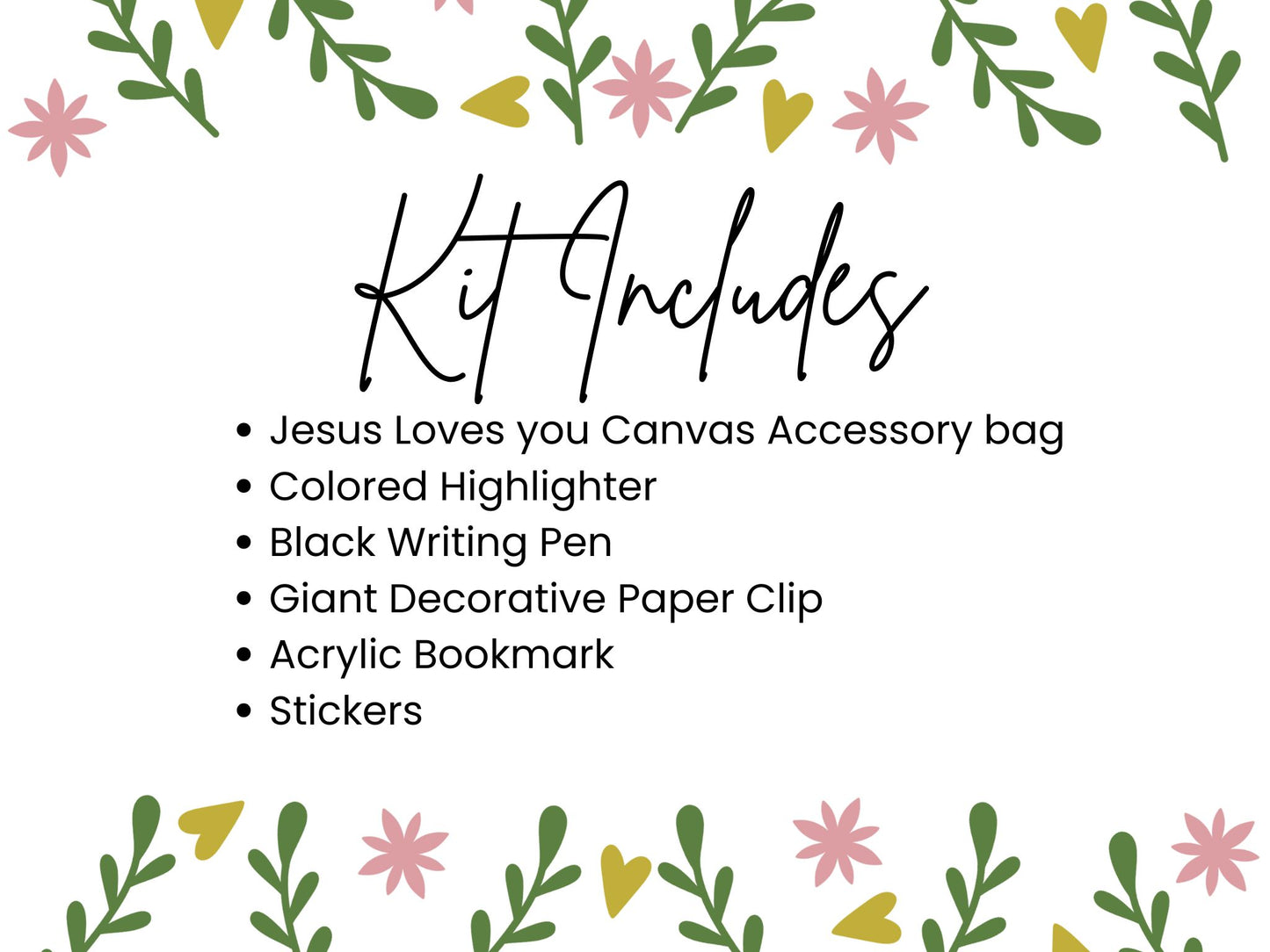 Bible Study kit from Sons & Daughters, including study guides, notebooks, and accessories for personal or group Bible study.