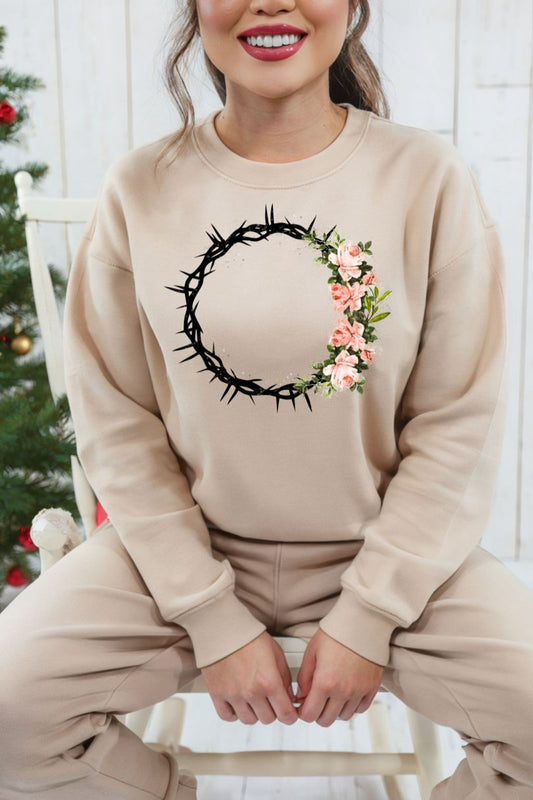 Adult flower crown of thorns by Sons & Daughters, featuring a delicate floral design with thorn accents.