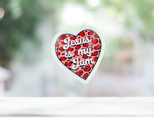 Jesus Is My Jam Sticker – Christian Faith Waterproof Vinyl Decal