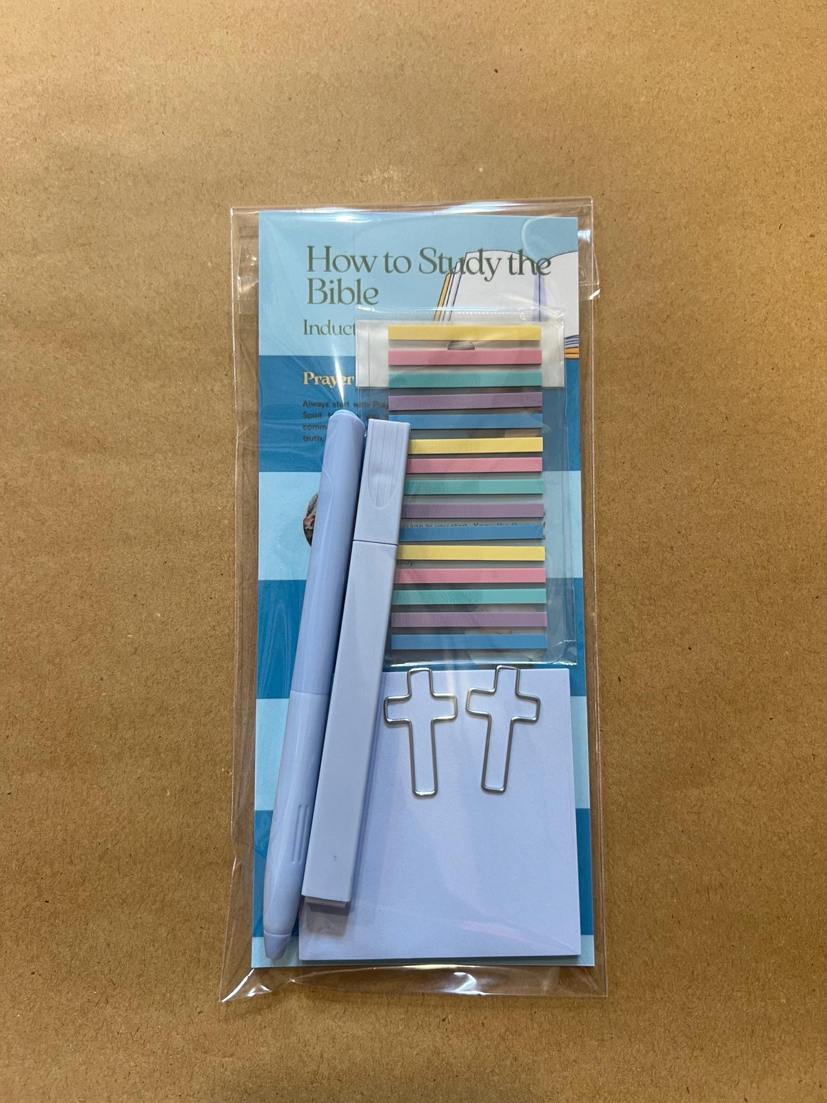 Bible Study Starter Kit | Faith-Based Journaling & Reflection Tools | Bible Study Guide, Highlighters, Bookmarks, Gift for Her