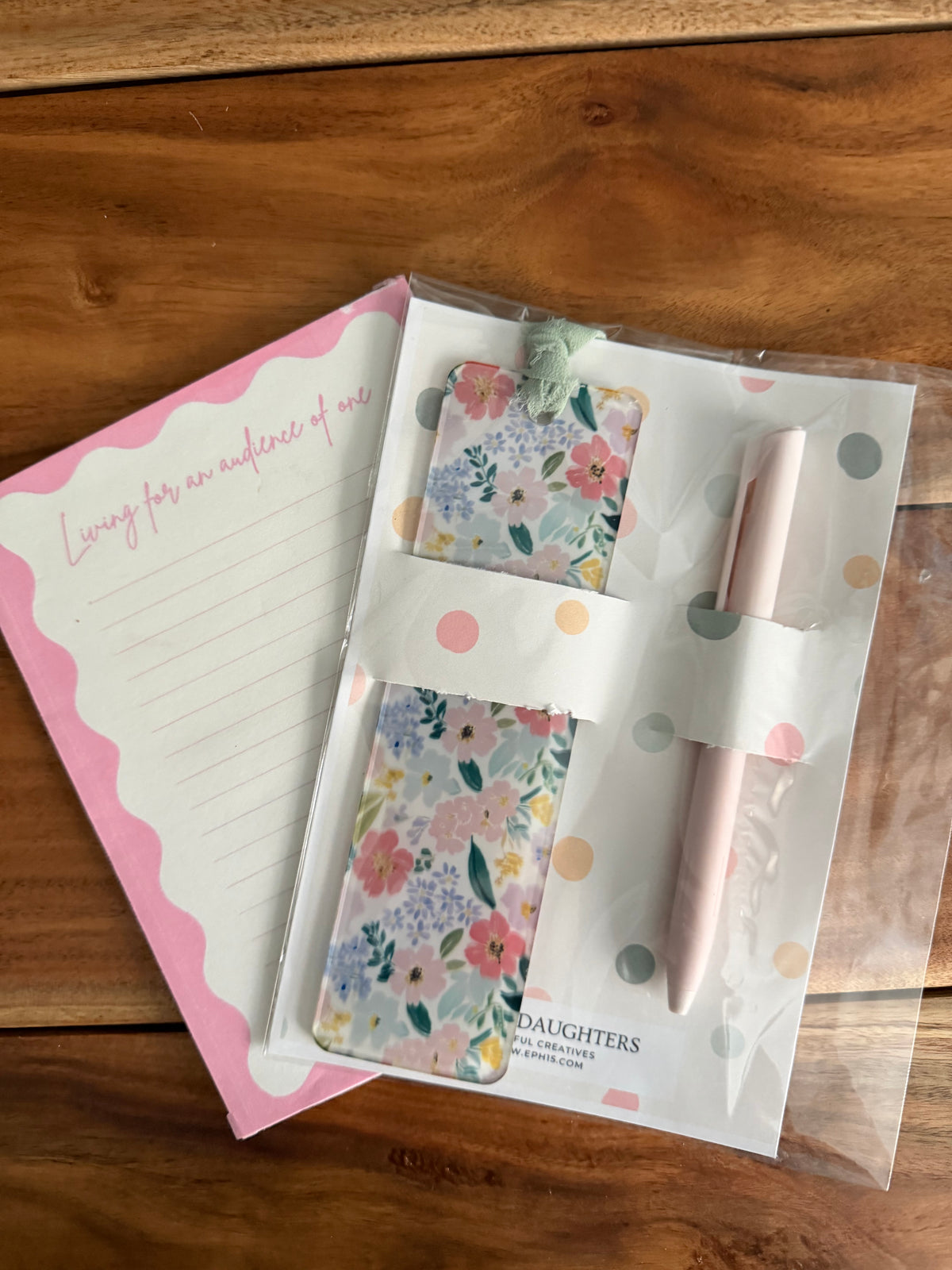 Sons & Daughters stationary set with coordinated writing supplies and paper pieces