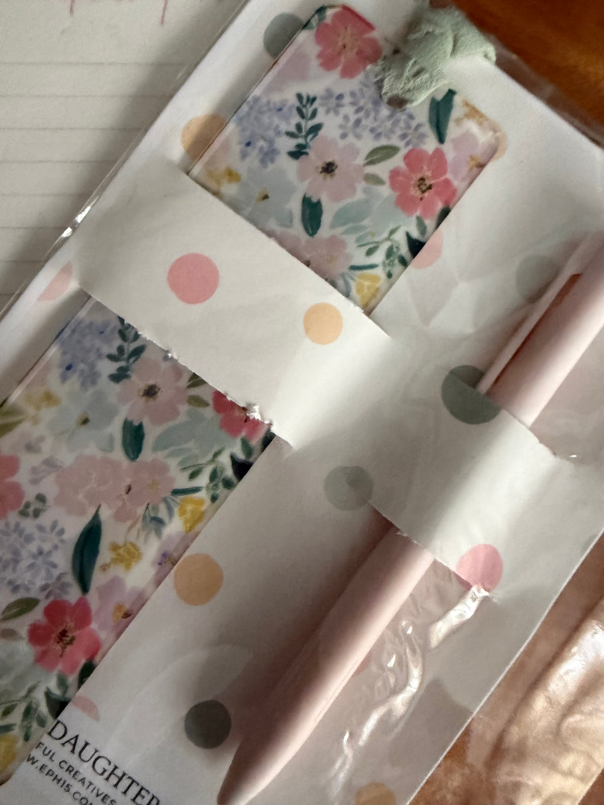 Sons & Daughters stationary set displayed with coordinated writing paper and envelopes