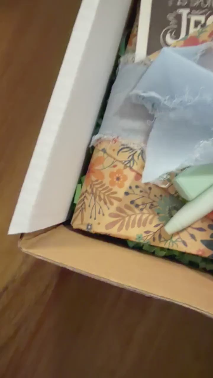 Christian Comfort Gift Box: Surprise Book, Cozy Socks, Snacks, Inspirational Mug
